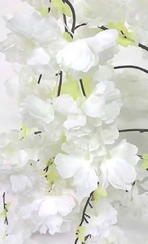 Galho Flor De Cerejeira Artificial 1,40m Pendentes Planta