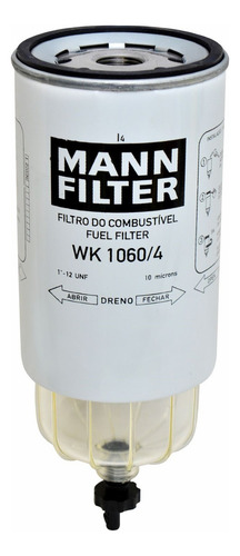 Filtro Combustível Mann Wk1060/4 Compatível Com Mahle Kc501d