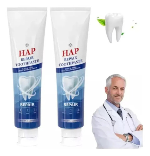 Pasta Dental Blanqueadora Hap, Limpieza Profunda, Aliento Fr