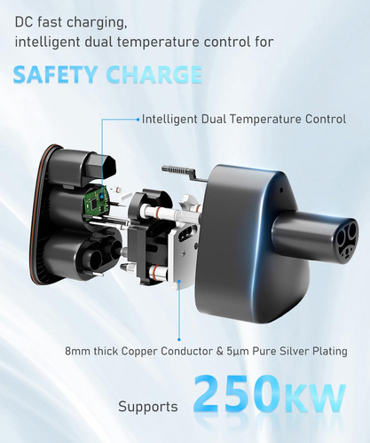 Adaptador De Cargador Latough Tesla Ccs A Tesla Model