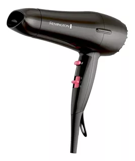 Secadora De Cabello Pelo Remington D2121 1800 Watts Color Negro