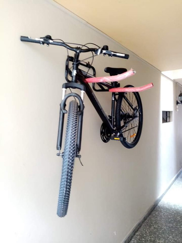 Imagen 2 de 10 de Soporte De 2 Bicicletas Modelo Fijo Marca Tato