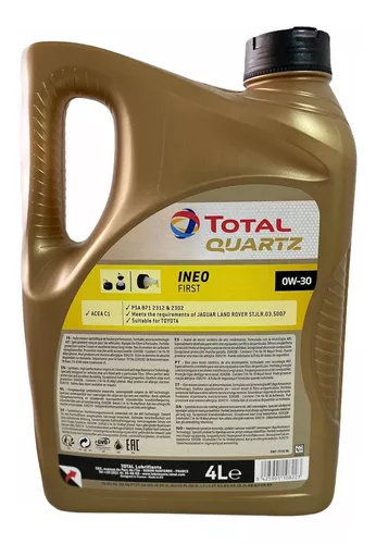 ACEITE TOTAL INEO FIRST 0W - 30 / 4 LITROS