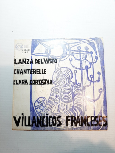 Antiguo Disco Vinilo Simole Villancicos Franceses Ro 1066