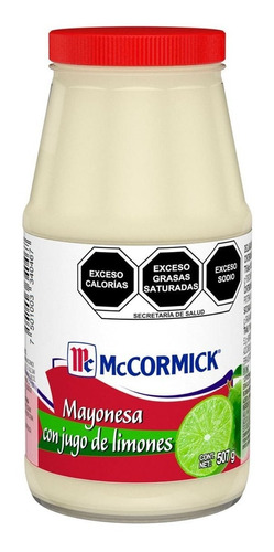 Mayonesa Mccormick Con Jugo De Limón 507 Gr