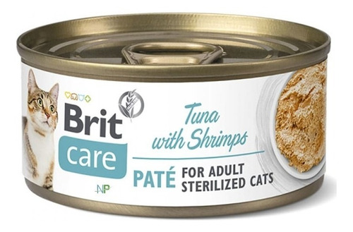  Alimento Húmedo Brit Care Cat Sterilized 70 G 