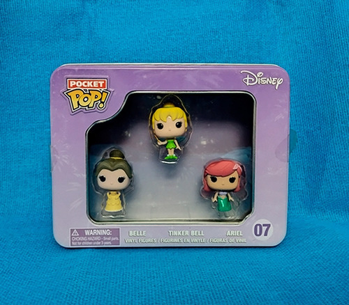 Funko Pocket Pop Princesas Disney 3 Pack Original 