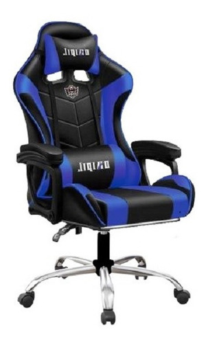 Imagen 6 de 7 de Silla Gamer Oficina Masaje Lumbar Reclinable Giratoria