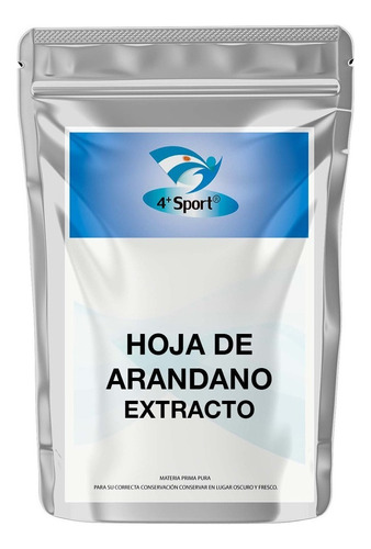 Hoja De Arandano Extracto 500 Gramos 4+