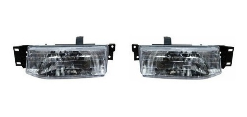 Par Juego Faros Ford Escort  1991 - 1996 Con Base Zry