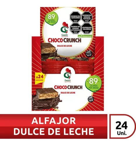 Oblea Chococrunch De Dulce De Leche X 24 Unidades