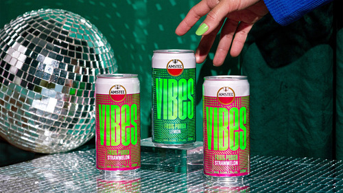 Amstel Vibes Fruit Punch Lemon - Pack 6 Com Unidades - Limão