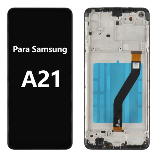 Sjpm Para Samsung Galaxy A21 A215 Pantalla Táctil Lcd Con