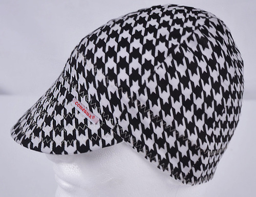 Comeaux Caps Reversible Welding Cap Black And White Size