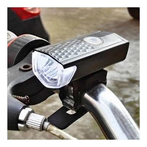 Imagen 1 de 3 de Accesorio Para Bicicleta Luz Recargable Con Cable Usb 