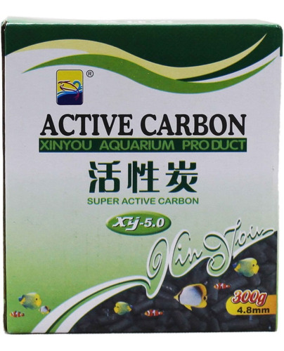 Carbon Activado Filtro Acuario Cascada Canister Peces 300 Gr