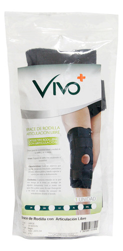 Brace De Rodilla Articulacion Libre Talla L Vivo+