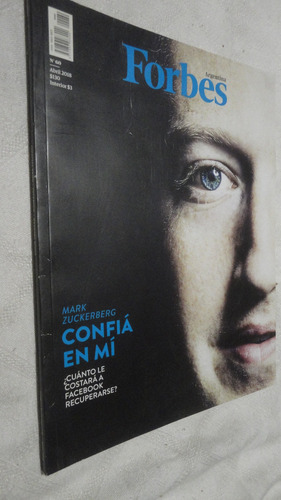 Revista Forbes Abril 2018 Mark Zuckerberg (Usado)