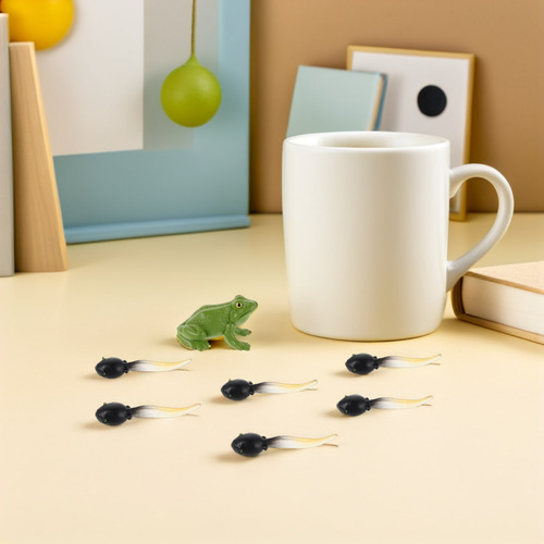 1 Conjunto De Ornamentos De Sapo Em Miniatura: Modelos De Sa