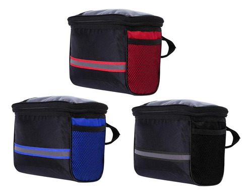 Paquete De 3 Piezas Con Funda Para Manillar De Bicicleta