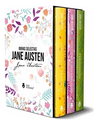 Obras Completas De Jane Austen (3 Tomos) en Español Editorial Del Fondo