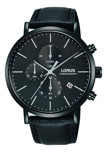Reloj De Moda Lorus Modelo: Rm323fx9 Color de la correa Negro Color del bisel Negro Color del fondo Negro