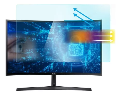  Peslv Pantalla de privacidad de computadora de 24 pulgadas para  monitor de pantalla ancha de 16:9, extraíble de 24 pulgadas, antiluz azul,  antirreflejos, protector de filtro de privacidad (20 15/16 : Electrónica