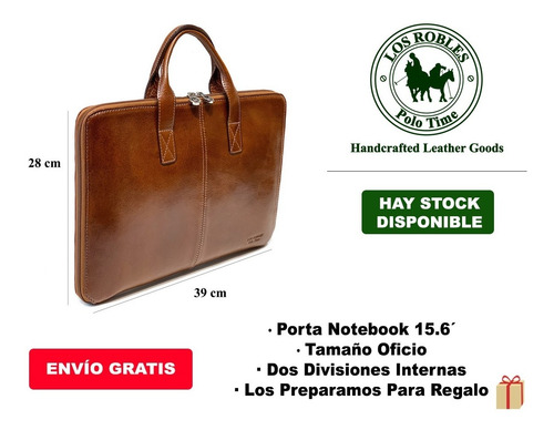 Imagen 9 de 9 de Maletin Portafolio Cuero Hombre Mujer Porta Notebook 15.6 Pulgadas Tamaño Oficio Dos Divisiones Ejecutivo Modelo 1089
