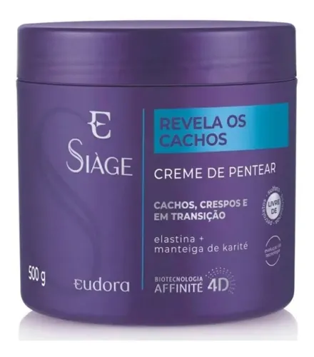 Eudora Siáge Creme De Pentear Revela Os Cachos 500g