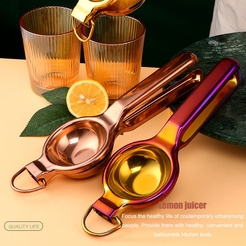 Exprimidor De Limones De Acero Inoxidable Con Mango 2024
