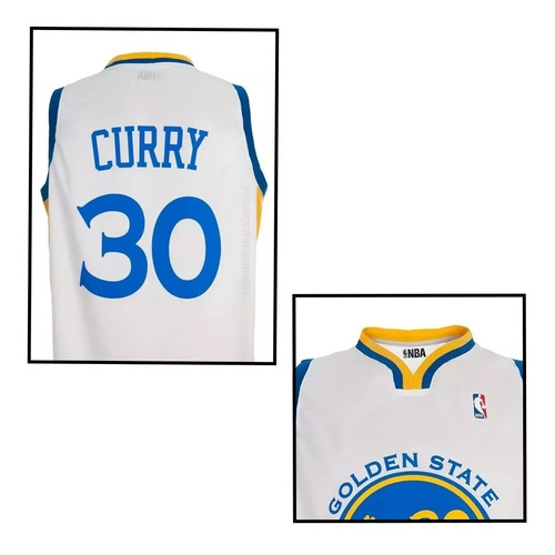 Imagen 2 de 7 de Camiseta Nba Golden State Warriors Curry Basquet Lic Oficial