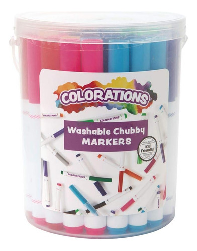 Colorations Chubbkt Rotuladores Chubby, Punta Cónica, Juego