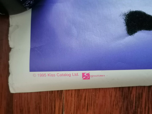 Kiss You Wanted The Best Poster Oficial 1995 Fosforescente (Usado)