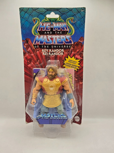 Mattel He-man Motu Rey Randor, Faker Y Scare Glow (Usado)