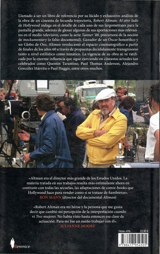 Robert Altman: Al otro lado de Hollywood, de Aguilera, Christian. Cine Editorial Berenice, tapa blanda en español, 2022