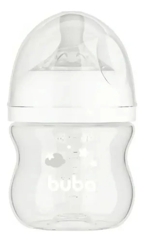 Mamadeira Buba Easy Flow Anticólica de 120 mL para Bebês 0+ Meses Cor Nuvem