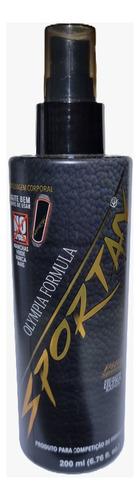 Tinta Sportan Pro Para Fisiculturismo 200ml Dark E Medium Sabor Gold Edition