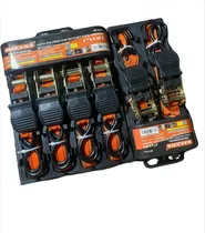 Comprar Juego 6 Eslingas Cinta Amarre Con Ratchet 1pulgx 15ft Makawa