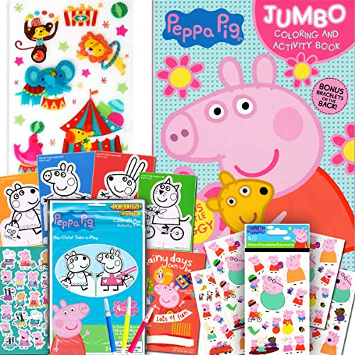 Paquete De Libros Para Colorear Y Actividades De Peppa Pig