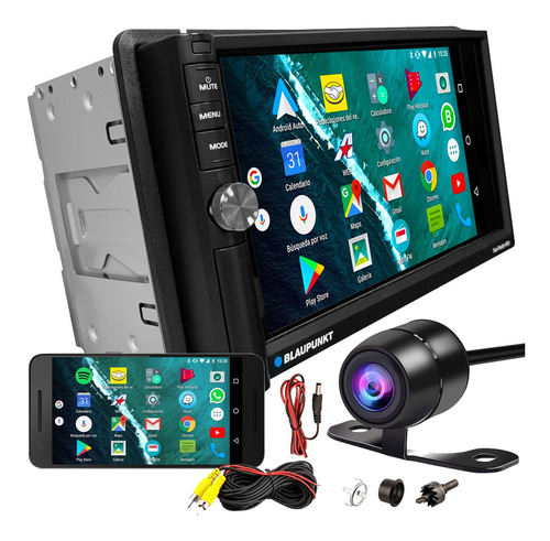 Combo Pantalla 7 Pul Sao Paulo Sd Bt + Camara Marcha Atras