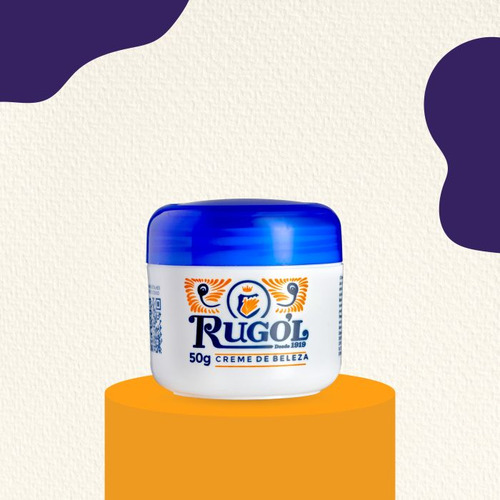 Kit 2 Creme Facial Rugol Tradicional 50g Antirrugas