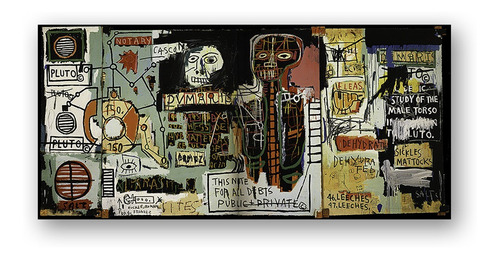 Giclée Lienzo Basquiat Notario Fine Art Reprod 100x50cm