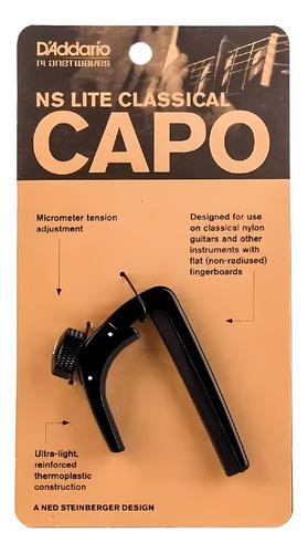 Capotraste Guitarra Clasica Criolla Daddario Pw-cp-16 C