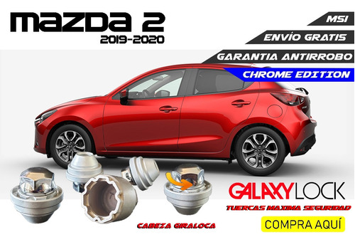 Tuercas De Seguridad Mazda 2 Hatchback - Galaxylock