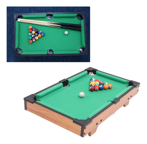 Juego Pequeño De Mesa De Billar Y Mesa De Billar, 16 Bolas Y