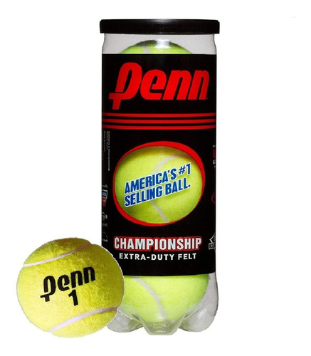 3 Pelotas Bolas De Tenis Penn Originales