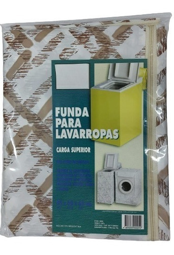 Funda Lavarropas Plástica C/cierre Impermeable Superior