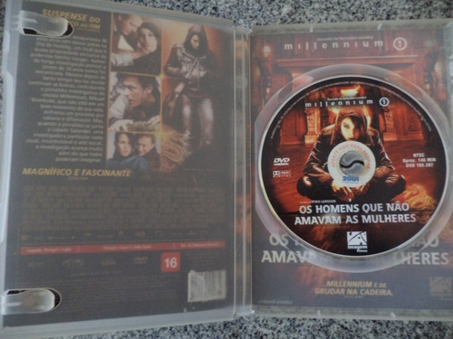 Dvd Millenium Os Homens Que Não Amavam As Mulheres (Usado)