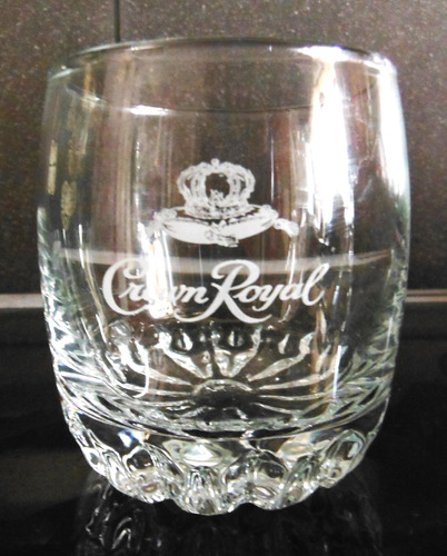 Set 2 Vasos Crown Royal Whiskey Edicion De Lujo Canada Retro