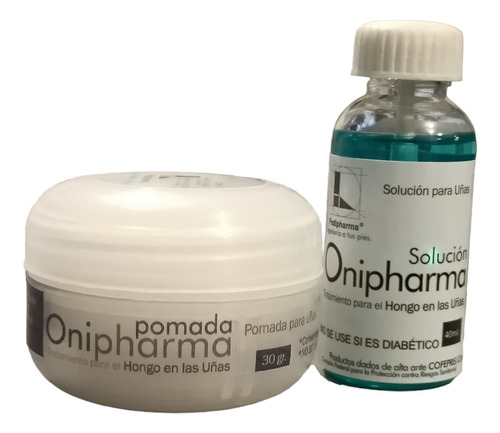Solución Onipharma + Pomada Onipharma Para Hongo En Las Uñas